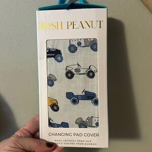 BNWT POSH PEANUT ENZO (racecar) CHANGING PAD COVER